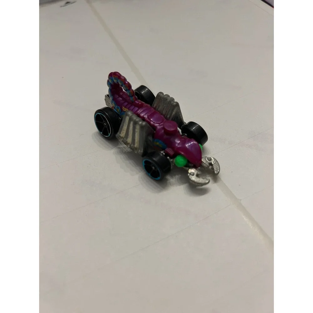 Hot Wheels Scorpedo Purple Scorpion Fantasy Diecast Car Made in Malaysia